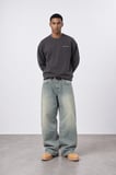 Erkek notbasicproject Oversize Long Sleeve Kahve