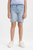 DeFacto Erkek Çocuk Jean Şort B5762A824SMNM39