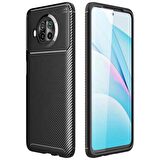 Gpack Xiaomi Mİ 10T Lite Kılıf Negro Karbon Dizayn Silikon