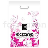 Eczane Poşeti Pembe Çiçek Desen 22x33 El Geçme - 1 kg'lık Paket