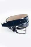 Erkek Lacivert Suni Deri Klasik Kemer 1701351