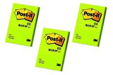 3 Adet Post-it Yapışkanlı Not K. Yeşil 51X76Mm (656)