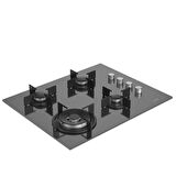 Altus ALA 137 G - ALA 185 GGD - ALA 540 G  Doğalgazlı Gri Ankastre Set
