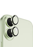 İPHONE 16 İPHONE 16 PLUS UYUMLU SAFİR CAM TELEFON KAMERA LENS KORUYUCU YEŞİL