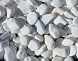 Beyaz Dolomit Taş 50 kg 4-6 cm Bahçe Taşı Dekoratif Taş Dere Taşı