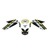 Gp Kompozit Tank Pad Siyah Yamaha Mt-09 2013-2016