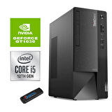 Lenovo Thinkcentre Neo 50T Gen4 Intel I5 12400 64GB 1tb SSD 4GB/GT1030 Freedos Masaüstü Bilgisayar 12JB005DTRG118 + Zetta Flash Bellek