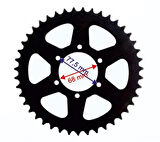 Motospartan Arka Dişli Mondıal Rx3 Evo 43t İç 68mm 6 Delikli Öm (520 Zincir İçin)