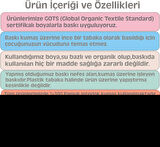 Organik %100 Pamuk Anlat Sen Seversun Yalani  Bebek Body ZBN083