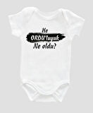 Organik %100 Pamuk He Ordu'luyuk Ne oldu Bebek Body ZBN086