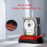 TechTic  Usb 2.0 Docking Combo Kart Okuyucu Sata HDD 2.5 / 3.5 Ide Station