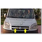 Markadan Fiat Doblo Krom Ön Panjur 2006-2012 2 Parça Paslanmaz Çelik