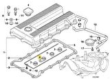 BMW M42 M44 MOTOR KÜLBÜTÖR KAPAK PROFİL CONTASI 11121721475