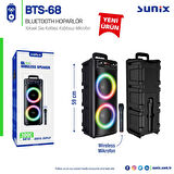 BTS68 WİRELESS DİGİTAL DİSPLAY BLUETOOTH HOPARLÖR