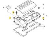 BMW KÜLBÜRATÖR KAPAĞI EMNİYETLİ VİDA SETİ 11127568294