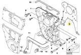 BMW M42 M43 VE M44 MOTOR ELRİNG ÖN KAPAK CONTASI 11141743032