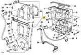 BMW E34 E36 E46 VE Z3 M43 MOTOR ÖN KAPAK CONTASI 11141743033