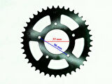 Motospartan Arka Dişli 42t Cfmoto 250 Nk (iç Çap 77 Mm 5 Delikli Ind Öm 520 Zincir İçin)