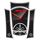 Gogo Tank Pad 002 5 Parça X-max 205 2018-2021 Siyah Kırmızı
