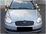 Markadan Hyundai Accent Era Krom Ayna Kapağı 2 Parça Abs Krom