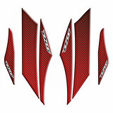 Gogo Yan Pad Kırmızı Siyah Karbon Honda Dıo 110 2021-2023