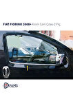 Fiat Fiorino Krom Cam Çıtası 2 Prç. 2008 Üzeri P. Çelik