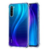 Smcase Xiaomi Redmi Note 8 Kılıf Darbe Korumalı Silikon  Nano Ekran Koruyucu