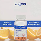 PRO1ONE Vitamin C Içeren Tablet Takviye Edici Gıda