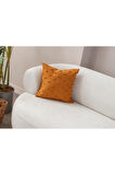 Swita Home Dekoratif Puantiye Keten Kumaşlı Kırlent Kılıfı 43x43