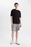 DeFacto Slim Fit Fermuar Cepli Şort B0799AX24SMGR210