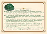 Makrome Örgülü Natural Kesim Yeşim Taşı Doğaltaş Halhal