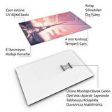 Yolculuk ve Seyahat Cam Tablo - Karışık - Dikey Motif 01-039