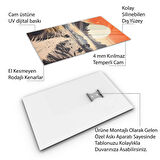 Yolculuk ve Seyahat Cam Tablo - Karışık - Dikey Motif 01-049