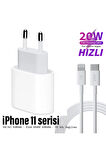 iPhone11 11 Pro 11 Pro Max Uyumlu Şarj Aleti ve Kablosu 20W HIZLI PD Type-C