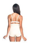 Kadın Beyaz Balenli Slip Korse