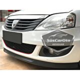 Dacia Logan 2009-2020 Uyumlu Üniversal Astra H lip Esnek Ön Lip 2 Parça Tampon Altı Dil Karlık Ön Ek