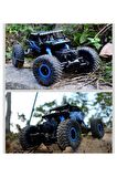 Rock Crawler Uzaktan Kumandalı Jeep Oyuncak Araba 1:18 Ölçek Mavi
