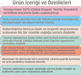 ORGANİK %100 PAMUKLU YAVRU KARTAL BASKILI Bebek Body Çıtçıtlı Badi 000