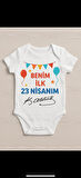 % 100 Organik Bebek Body Benim İlk 23 Nisanım Body
