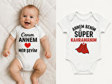 Organik %100 Pamuk Bebek Body Badi Zıbın ZBN517