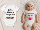 Organik %100 Pamuk Bebek Body Badi Zıbın ZBN525