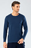 Cacharel Erkek Uzun Kollu T-Shirt 1333/İndigo