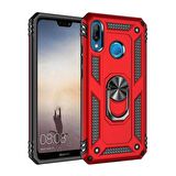 Smcase Huawei P20 Lite Vega Yüzüklü Tank Kapak Kılıf