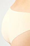 COTTONHİLL Siyah Klasik Basic Lazer Kesim Kadın Bikini Külot-0462-TEN