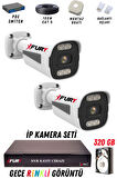 FURY 2 Kameralı Ip Güvenlik Kamerası Seti 4mp Gece Renkli Su Geçirmez 1506 320GB