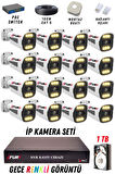 FURY 16 Kameralı Ip Güvenlik Kamerası Seti 4mp Gece Renkli Su Geçirmez 1506 1TB