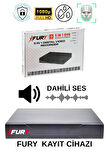 FURY 3 LÜ Sesli Gece Renkli Görüş Güvenlik Kamerası Su Geçirmez Güvenlik Kamerası Seti 5590s 250GB