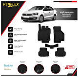 Volkswagen Polo Sedan 2009-2017 3D Havuzlu Paspas