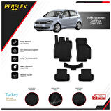 Volkswagen Golf Plus 2005-2014 3D Havuzlu Paspas