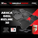 Rizline Audi A4 B8 2008-2015 3D Havuzlu  Paspas